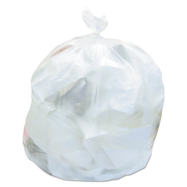 Heritage 45 gal Trash Bags, 40 in x 48 in, Extra Heavy-Duty, 22 microns, Natural, 150 PK Z8048WN R01